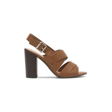 Sandale dama -  590559 - Sintetic - Maro -