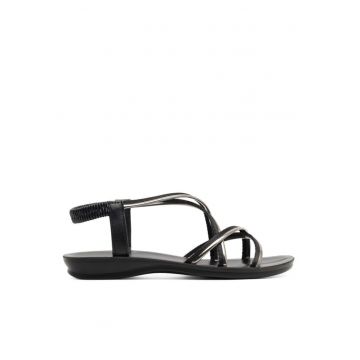 Sandale dama  material sintetic - culoare negru