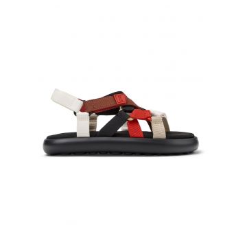 Sandale cu inchidere velcro Pelotas Flora - Alb/Negru