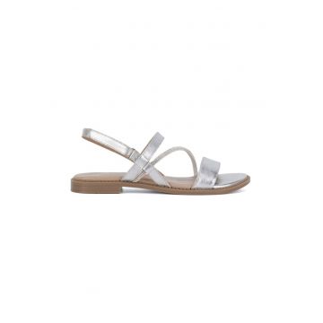 Sandale dama -  590559 - Piele naturala - Argintiu -
