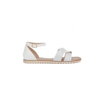Sandale dama  model 590559 - material sintetic - culoare alb
