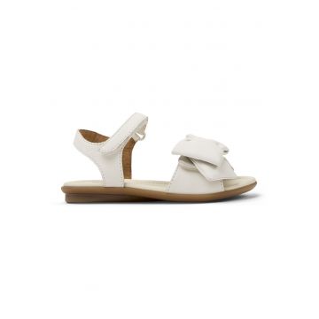 Sandale de piele cu funda Right - Alb