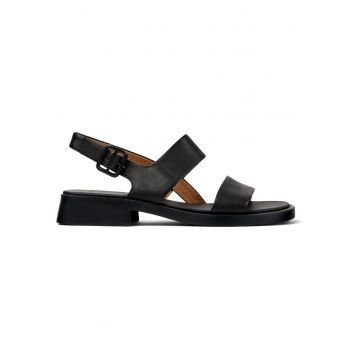 Sandale de piele cu toc masiv Dana 20653