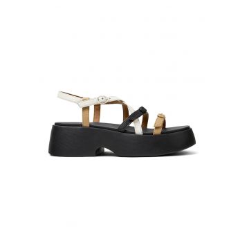 Sandale de piele cu toc Tasha