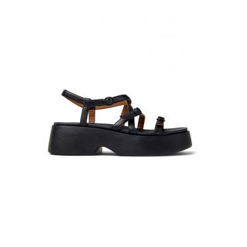 Sandale de piele cu toc Tasha