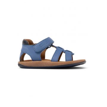 Sandale de piele cu velcro Bicho Bicho - Albastru