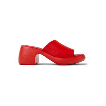 Sandale slip-on cu toc masiv Thelma