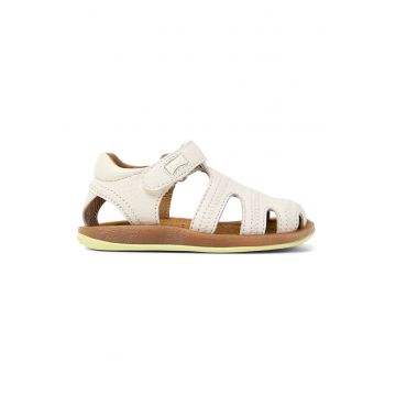 Sandale fisherman de piele cu velcro