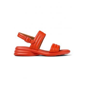 Sandale slingback de piele Spiro - Rosu