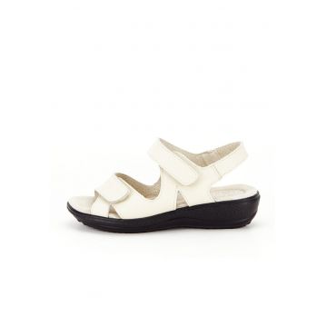 Sandale bej din piele naturala DLNY7858 M4 13092 - Bej