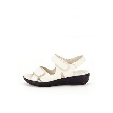 Sandale bej din piele naturala DLNY7858 M4 13092