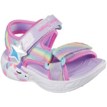 Sandale copii Skechers Unicorn Dreams Sanda 303107N-LVMT
