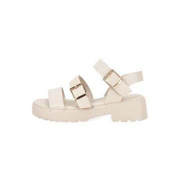 Sandale crem cu talpa groasa 3210 126 14867 - Crem