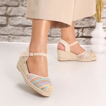 Sandale dama cu platforma Color din Textil Leonara Sandale dama cu platforma Color din Textil Leonara