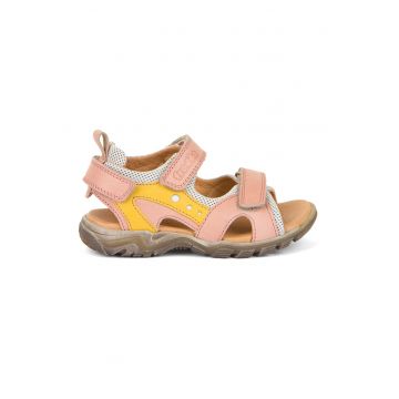 Sandale din piele cu inchidere velcro