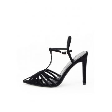 Sandale negre elegante 6879 130 12669 - Negru
