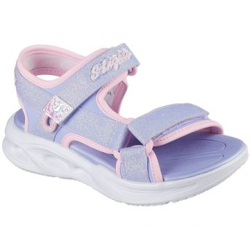 Sandale copii Skechers Sola Glow Sandal 303024L-LVLP