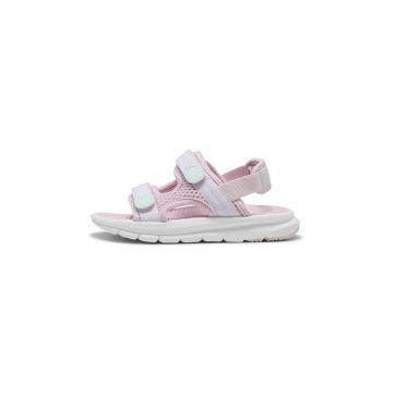 Sandale cu inchidere velcro si logo Evolve
