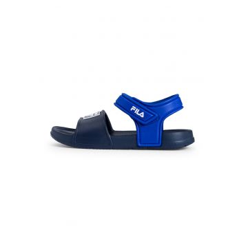 Sandale cu inchidere velcro si logo