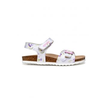 Sandale cu model si inchidere velcro