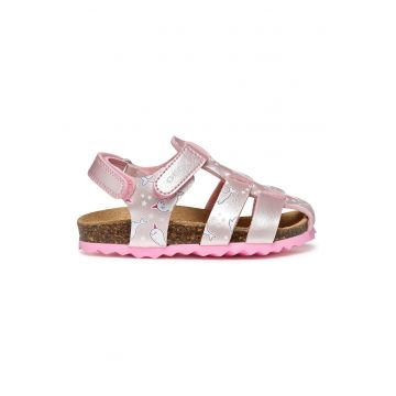 Sandale cu model si velcro