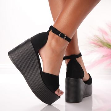 Sandale Cu Platforma - 5WL7 Black 01