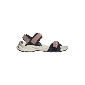 Sandale cu talpa plata si inchidere velcro