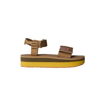 Sandale cu talpa plata si velcro
