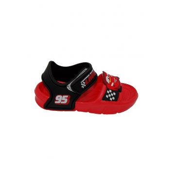 Sandale cu velcro Lightning McQueen