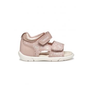 Sandale cu velcro - model si insertii stralucitoare