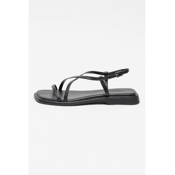 Sandale de piele cu catarama Izzy - Negru