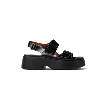 Sandale de piele cu toc Tasha