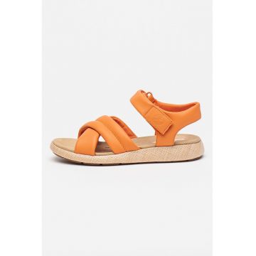 Sandale de piele cu velcro