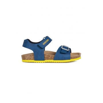 Sandale de piele ecologica cu velcro
