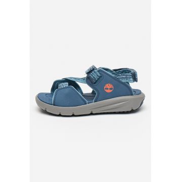 Sandale de piele ecologica cu velcro Motion Dune