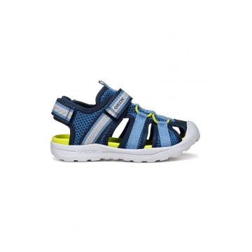 Sandale din material textil cu velcro