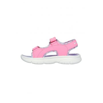 Sandale din material textil cu velcro