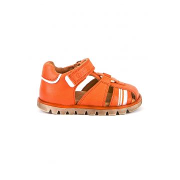 Sandale din piele cu inchidere velcro