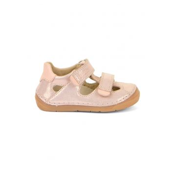 Sandale din piele cu inchidere velcro