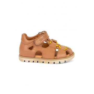 Sandale din piele cu inchidere velcro