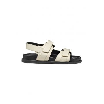 Sandale din piele cu inchidere velcro