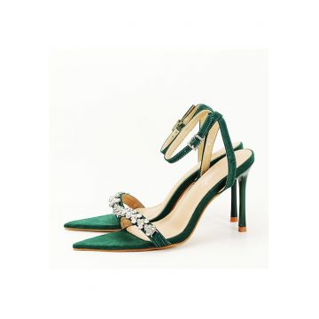 Sandale elegante verde inchis R-2 131 10559 - Verde inchis