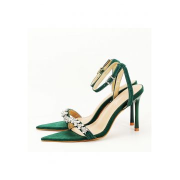 Sandale elegante verde inchis R-2 131 10559