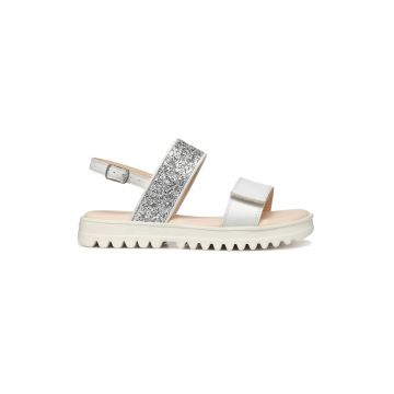 Sandale flatform cu catarama