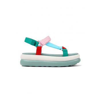 Sandale flatform cu catarama