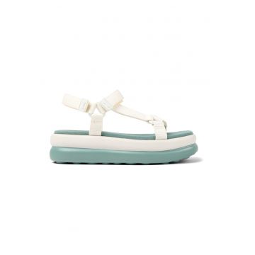 Sandale flatform cu catarama