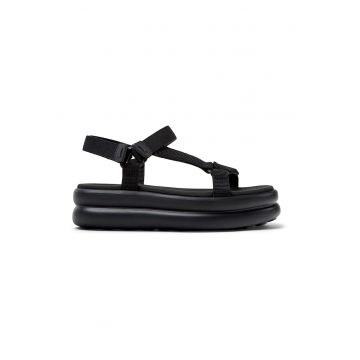 Sandale flatform cu catarama