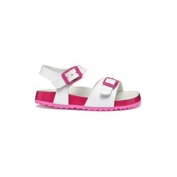Sandale flatform cu catarama