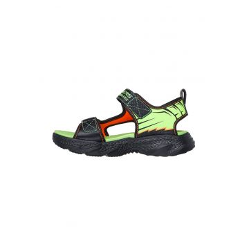 Sandale flatform cu velcro
