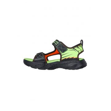 Sandale flatform cu velcro